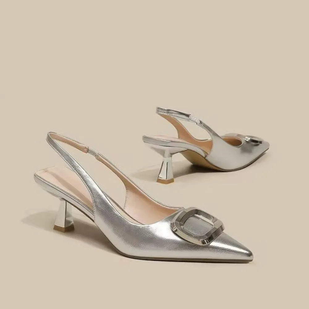 Slingback Pointed Toe Pumps