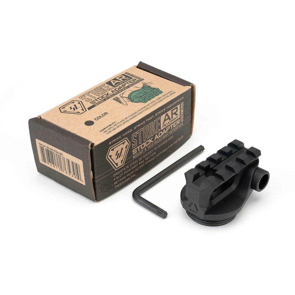 Strike AR Picatinny Stock Adapter - For 1913 Folding Stock Atomic Defense