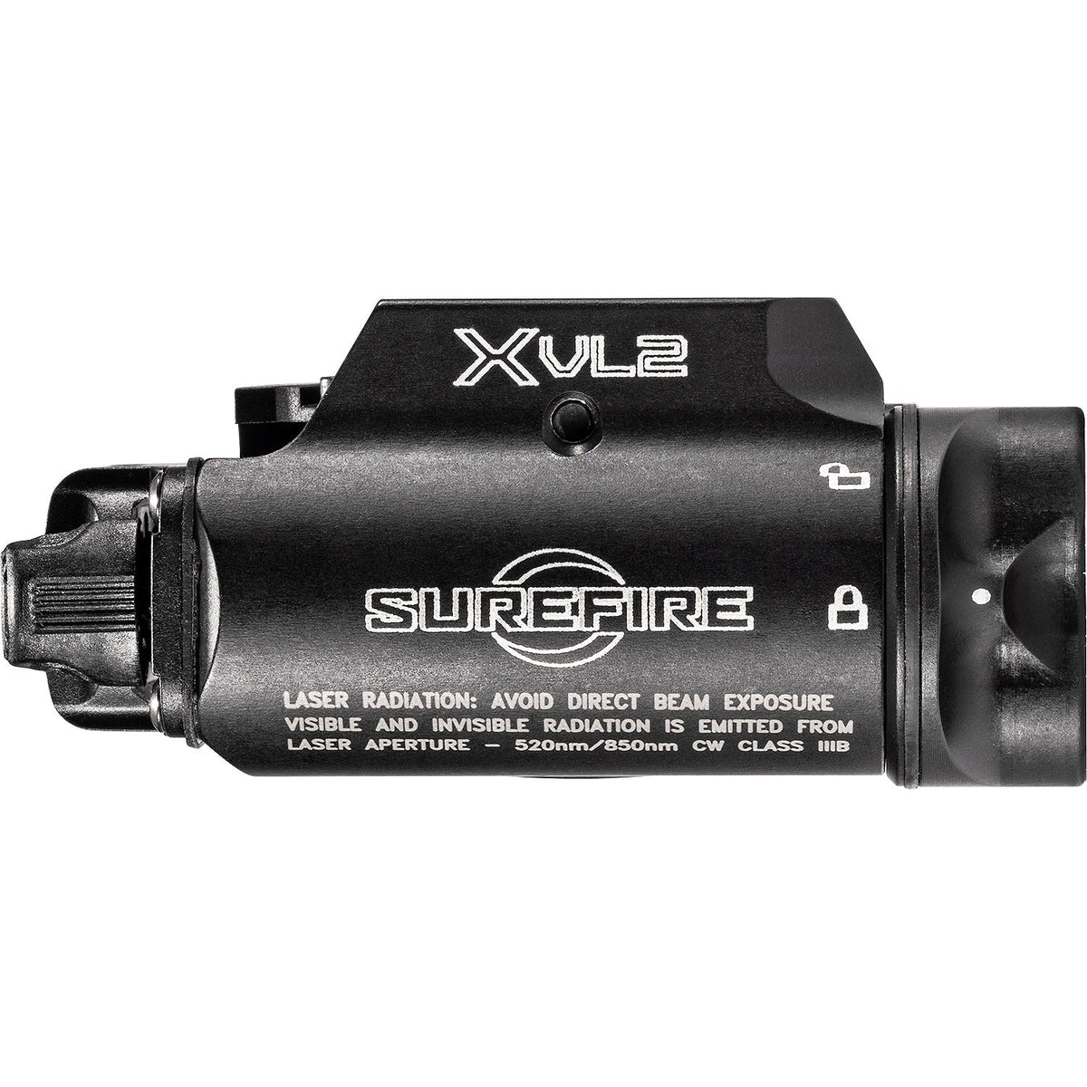 SureFire XVL2 - WeaponLight & Laser - w/ 177ft Reach, 840 Candela & 400 Lumen