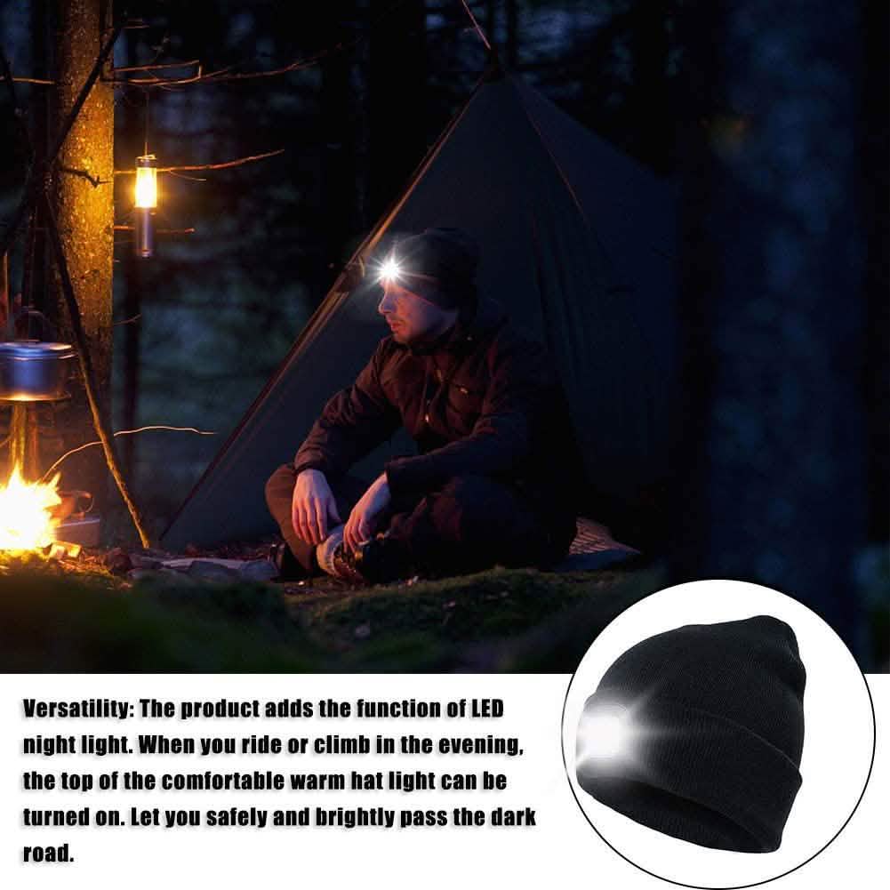 TANGCISON LED Lighted Beanie Hat