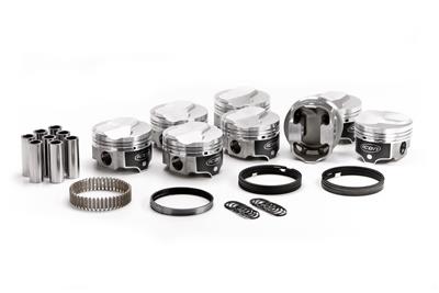 ICON FHR Piston - Chevy 396, 402, Rod 6.135, CC Solid Dome -17cc 1V- Kit with Rings - IC10007STDK1 Vinyasa Automotive
